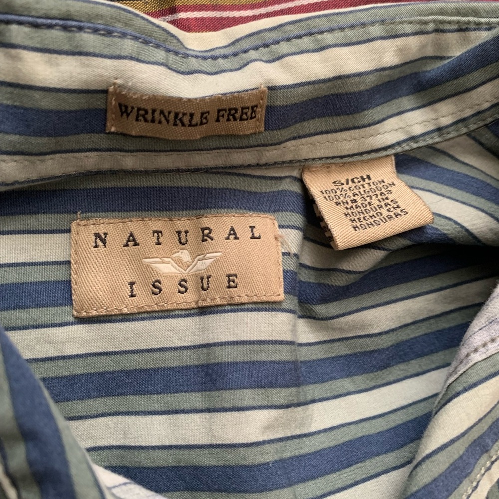 Stripped Natural Issue Button-up - Picture 2 of 9